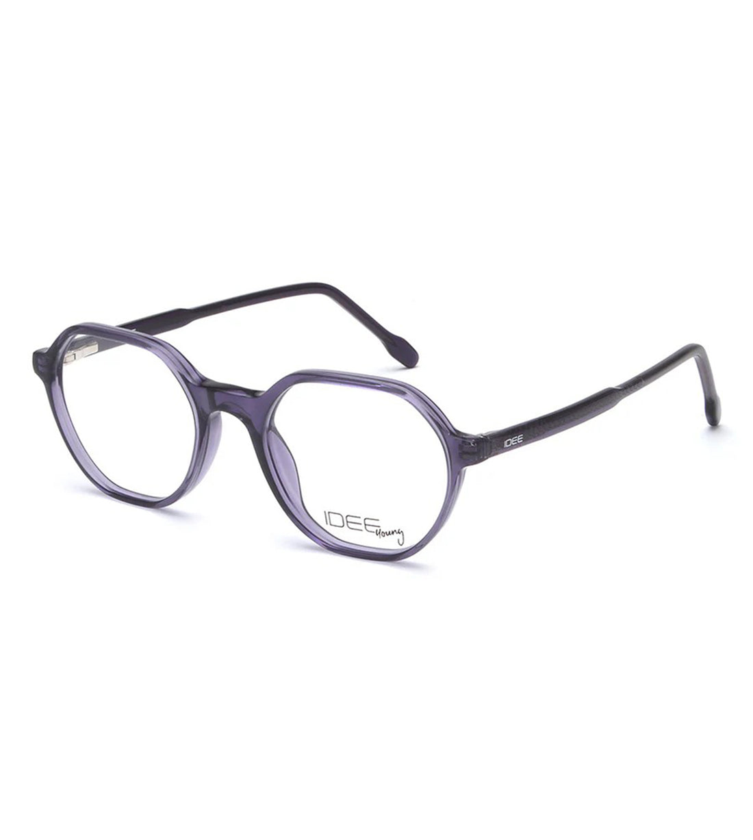 Idee Young Kid's Transparent Purple Oval Optical Frames