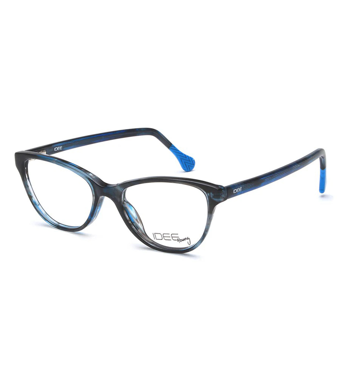 Idee Young Girl's Crystal Blue Oval Optical Frames