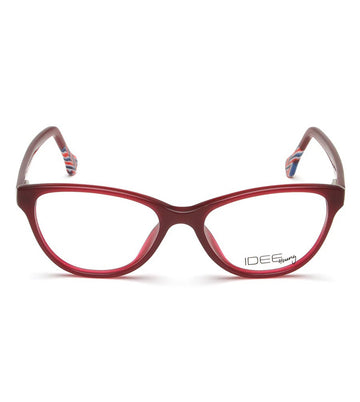 Idee Young Girl's Crystal Red Oval Optical Frames