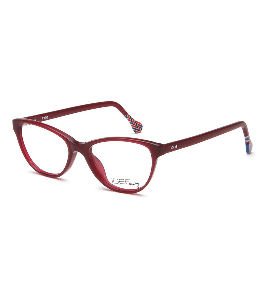 Idee Young Girl's Crystal Red Oval Optical Frames