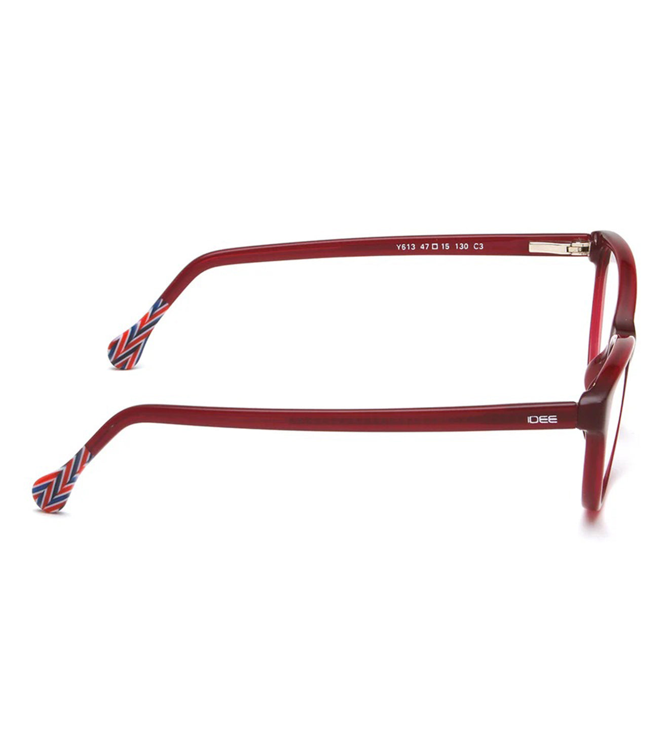 Idee Young Girl's Crystal Red Oval Optical Frames