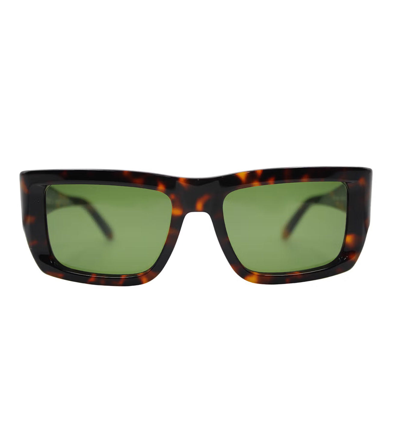 Off White Women's Green Square Sunglasses OERI108S2416055