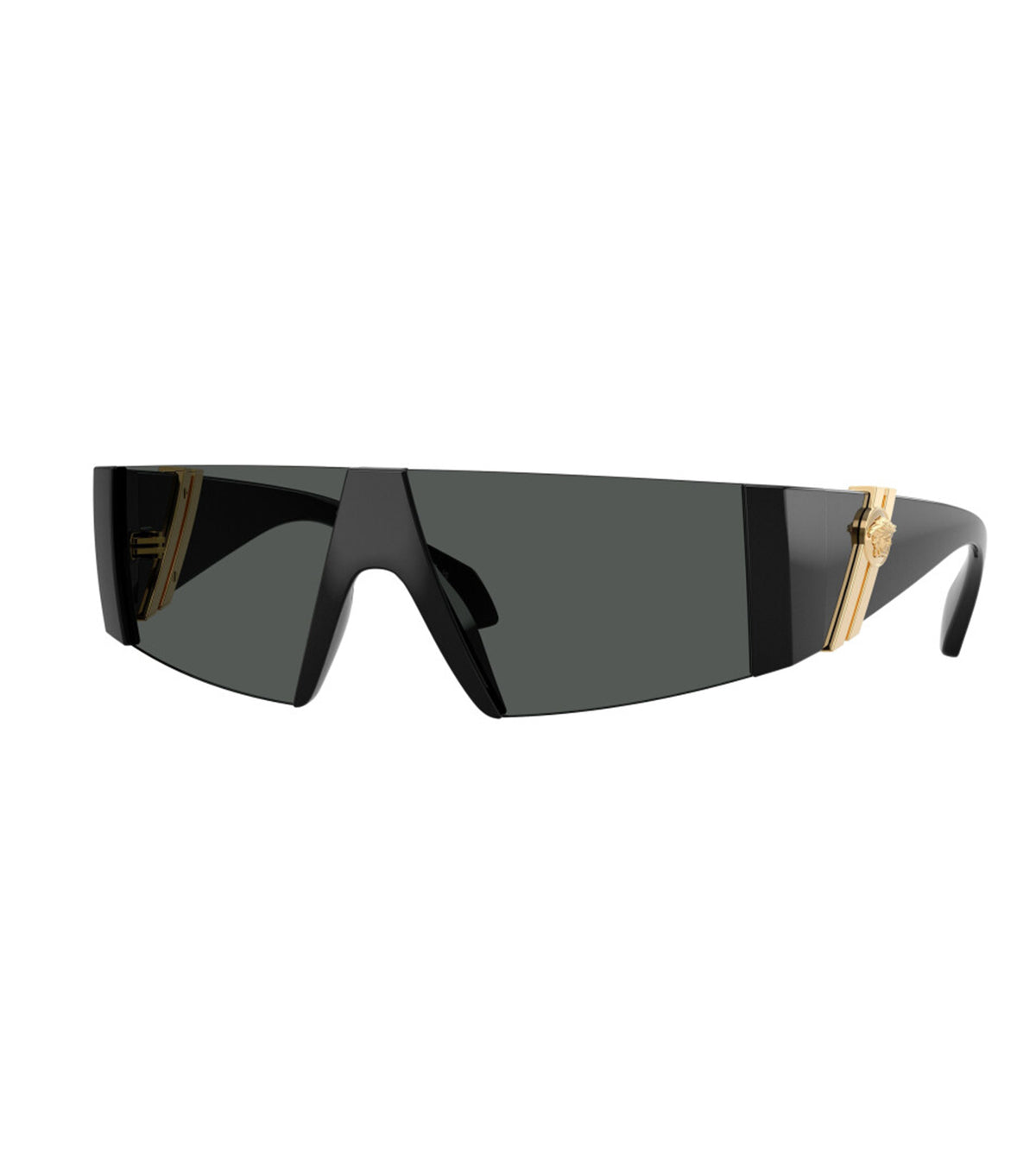 Versace Women's Dark Grey Rectangle Sunglasses - 0VE4516GB1/8736