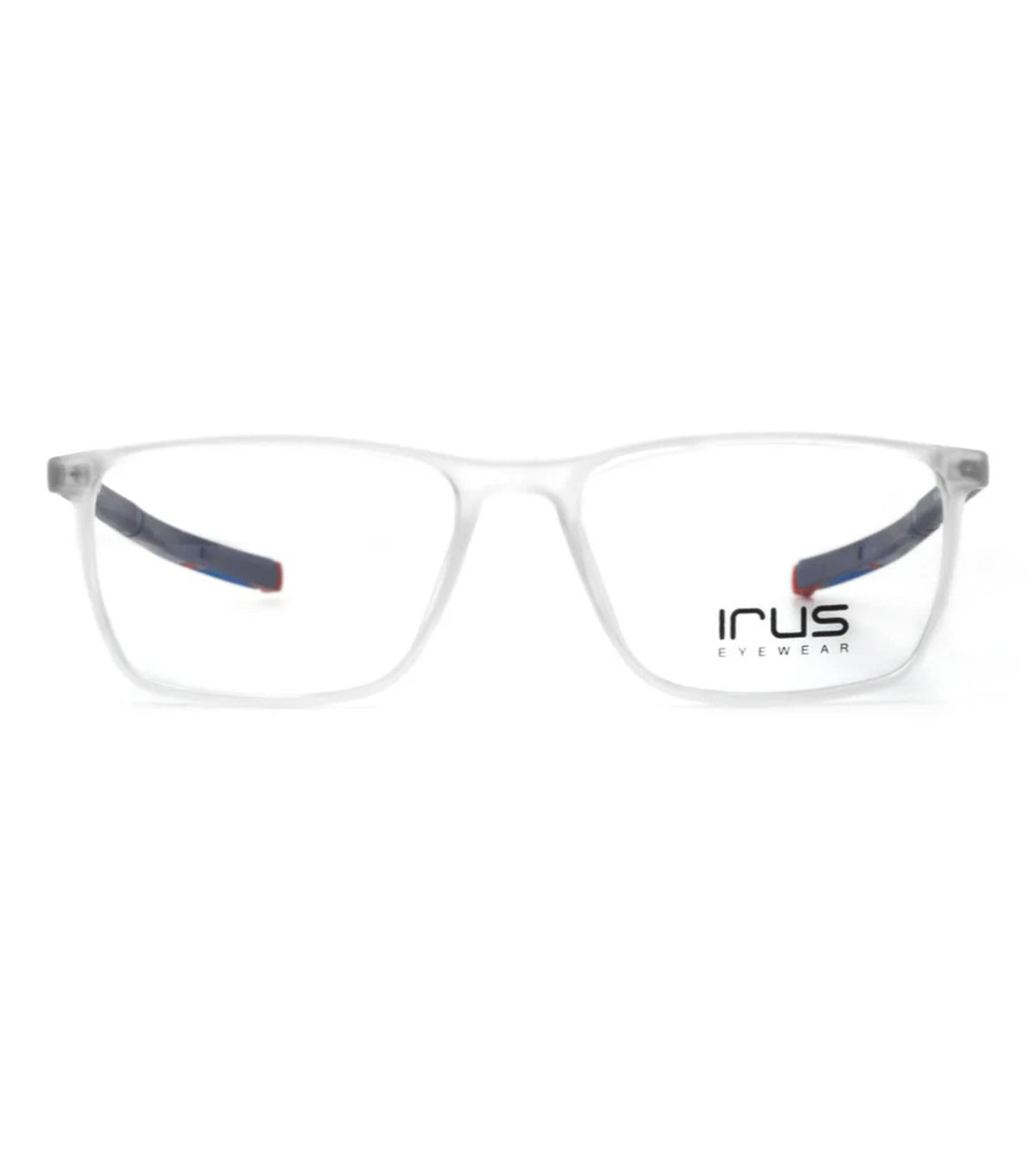 Irus Men's Matt Crystal Rectangular Optical Frames - IRUS 3142 48 C2