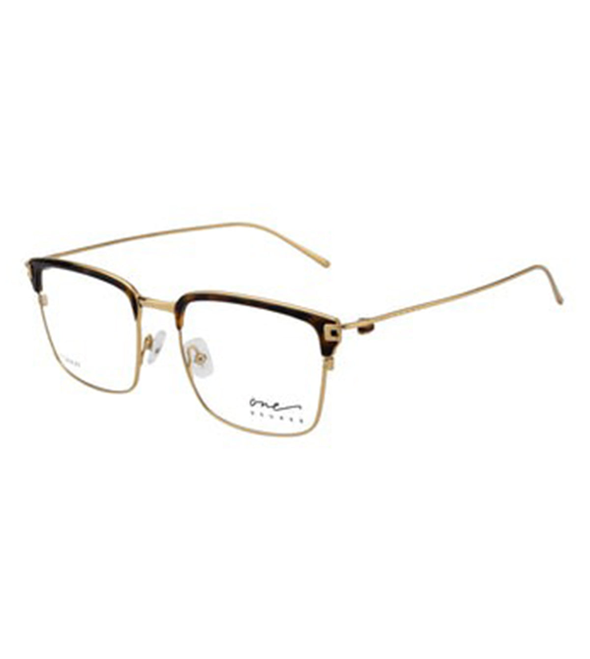 One Degree Unisex Havana Square Optical Frames - OD4012 A1B2 53