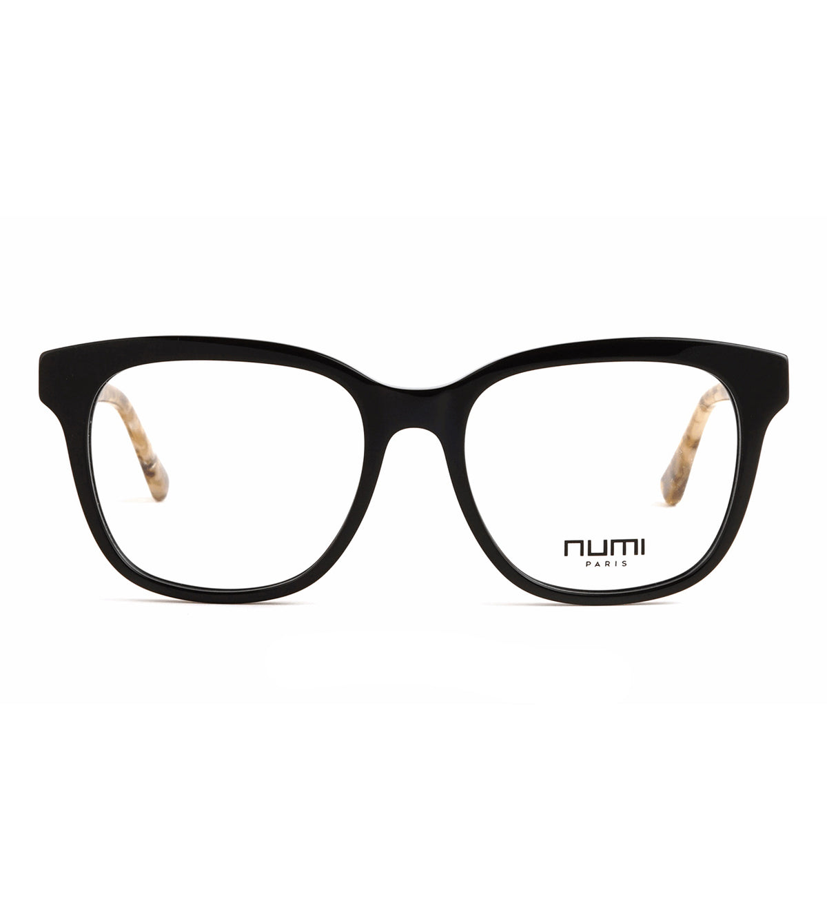 Numi Paris Women's Black Square Optical Frames - NP2409-01-53