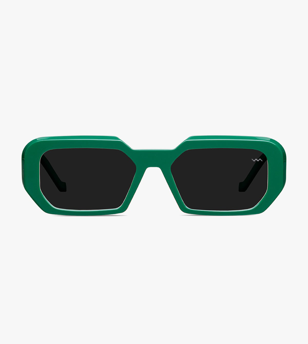 Vava WL0052CM.140.53 Unisex Green Rectangle Sunglasses