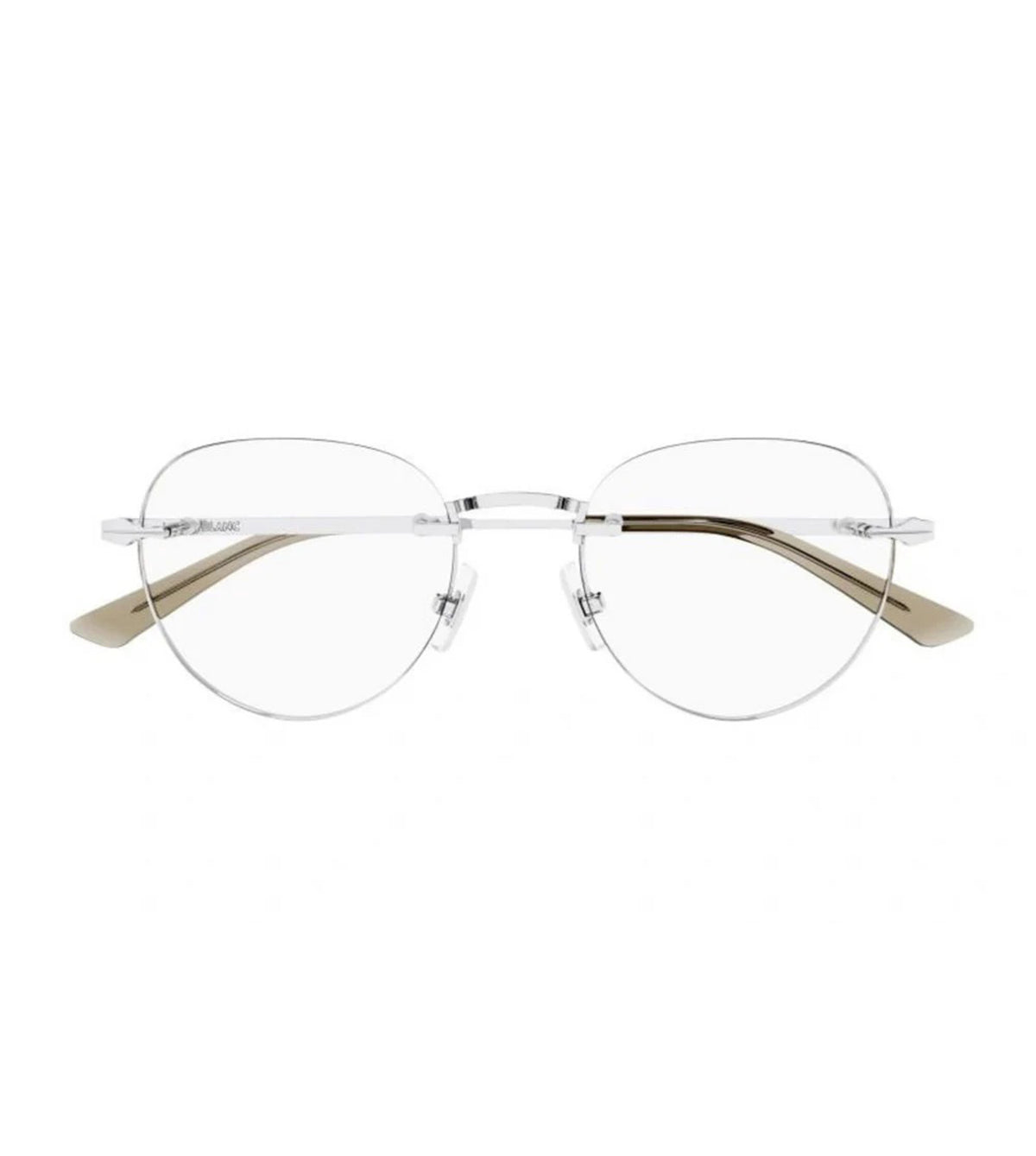 Mont Blanc Men's Silver Wayfarer Optical Frames MB0268O-002-52
