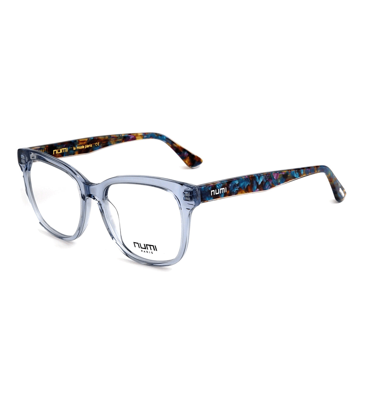 Numi Paris Women's Transparent Square Optical Frames - NP2409-03-52