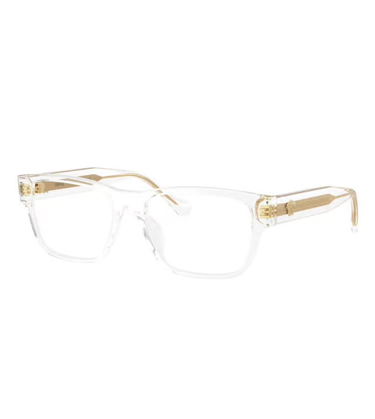 Versace Men's Transparent Rectangle Optical Frames - 0VE3390U14854