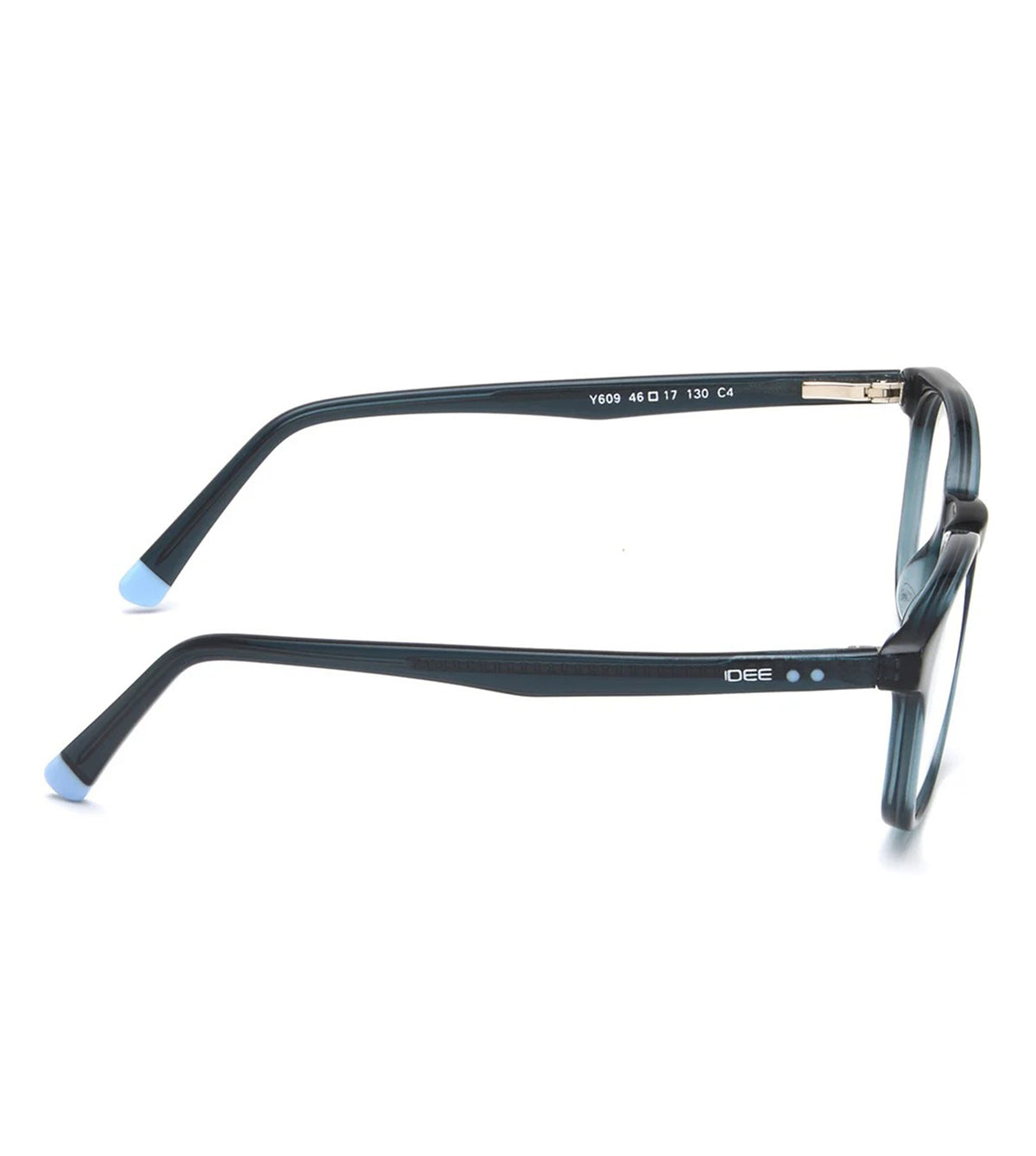 IDEE Young Boys Crystal Light Blue Wayfarer Optical Frames - Y609 46 C4