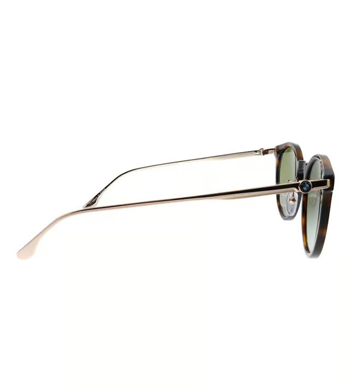 BMW Unisex Green Round Sunglasses - BW0007 53P