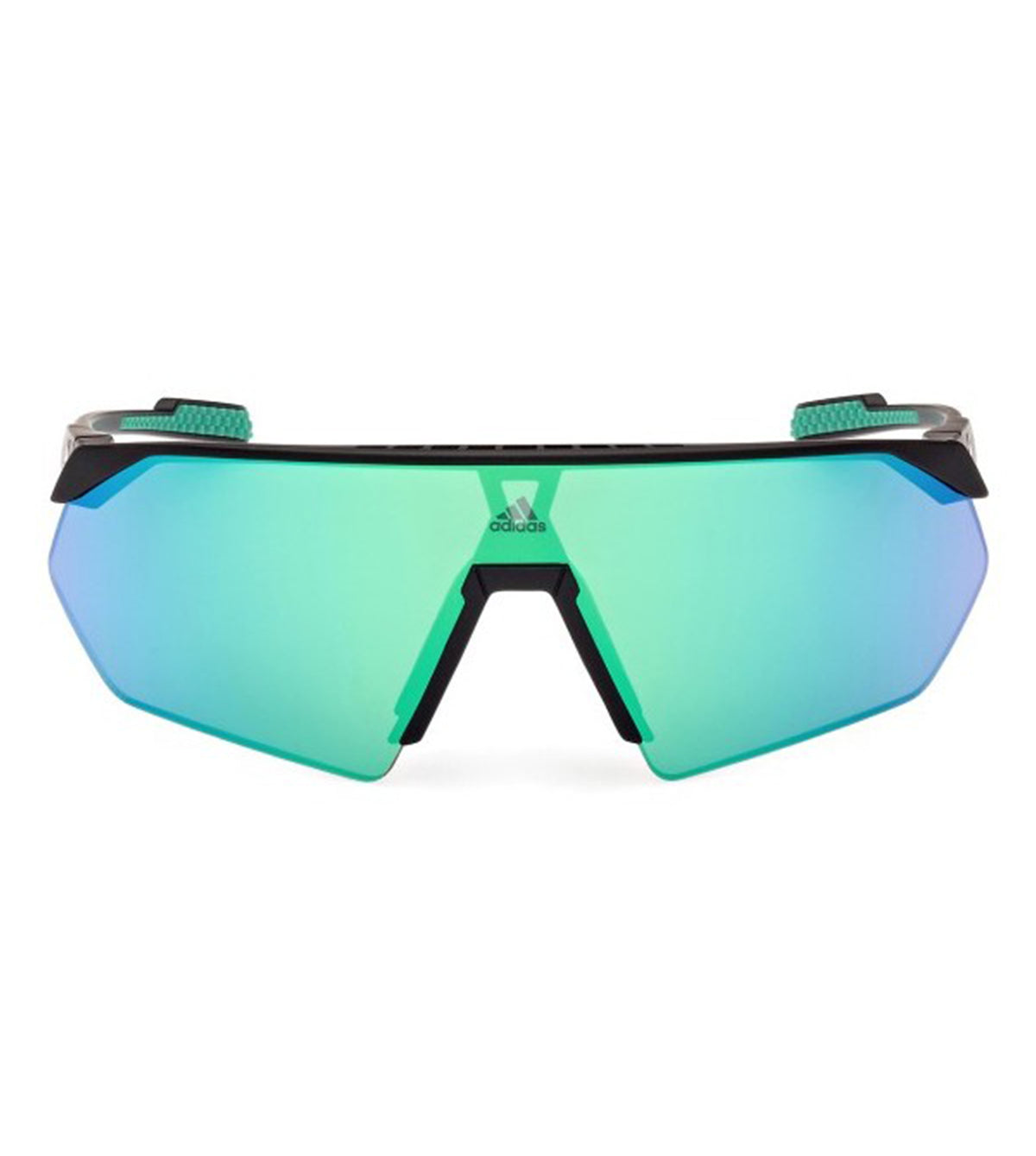 Adidas Women's Green Mirror Irregular Sunglasses - SP0076 02Q