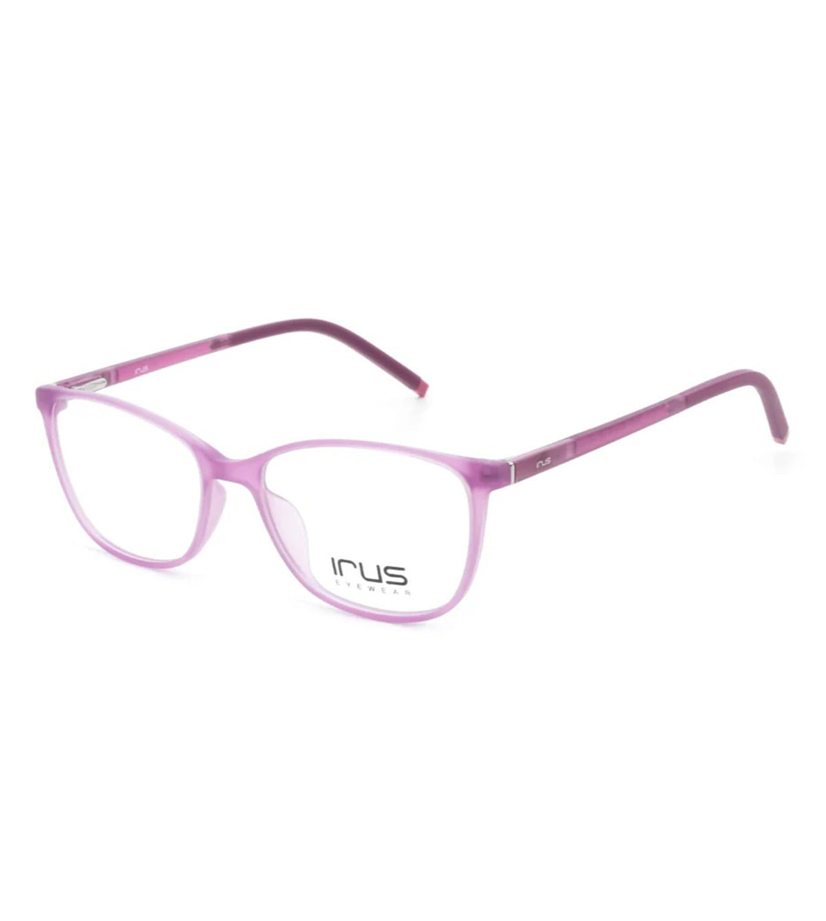 Irus Women's Matt Purple Oval Optical Frames - IRUS 3145 48 C3