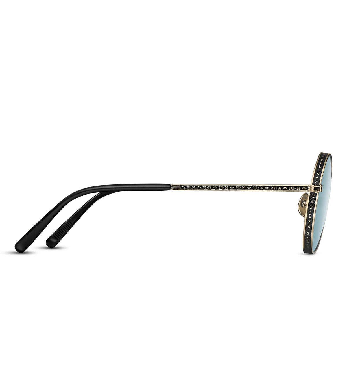 Matsuda M3100.SG.BG-MBK.47 Unisex Blue Grey Round Sunglasses alternate view