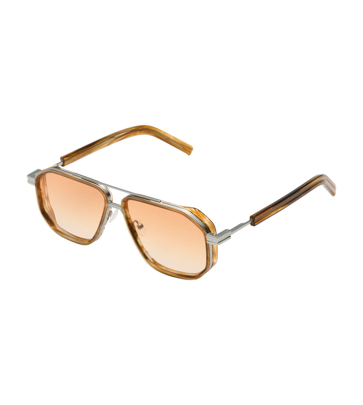 Komono Unisex Brown Aviator Sunglasses - KOM-S11801