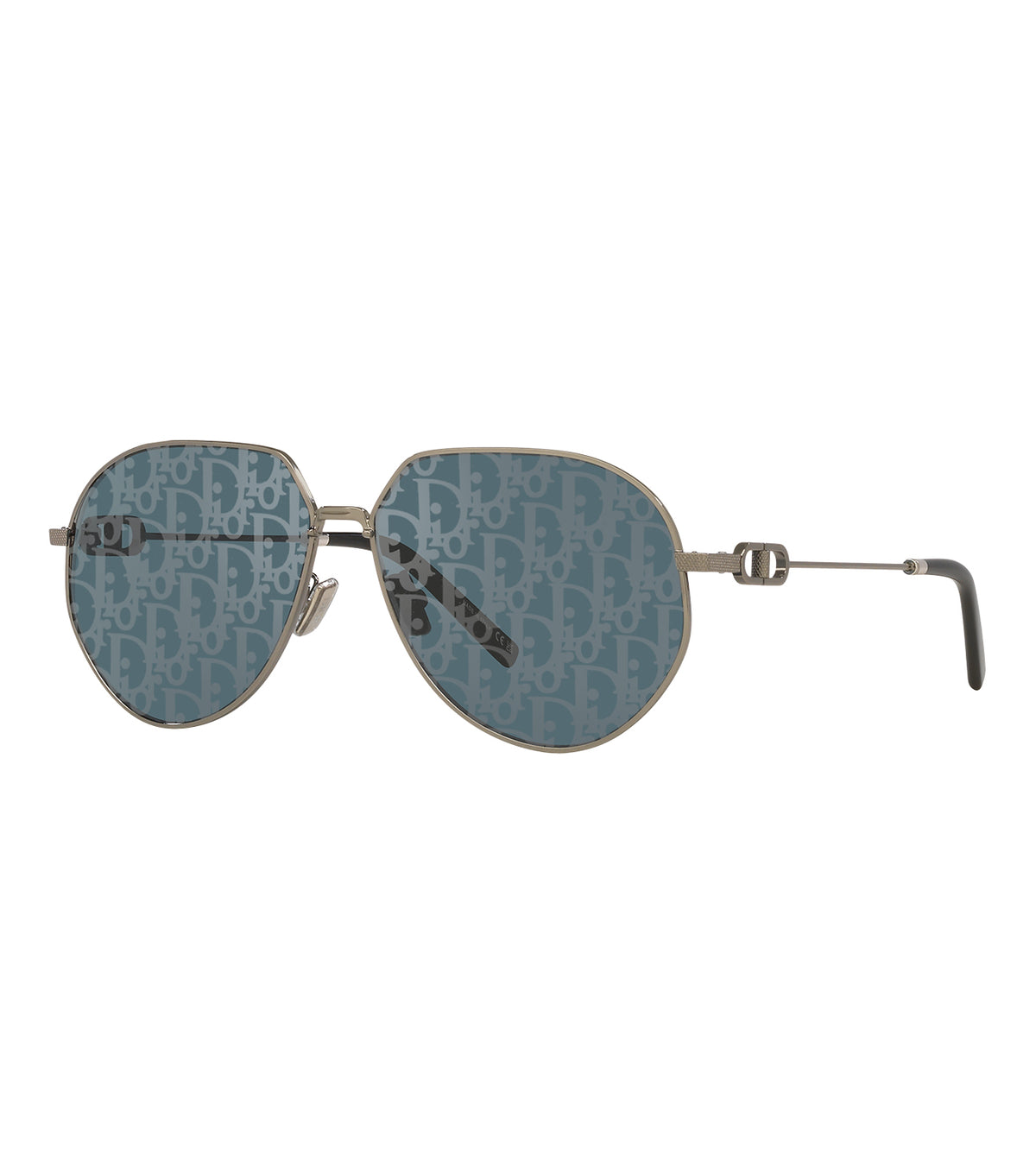 Dior DM40026U 61 H4B8 Men's Blue Mirror Pilot Sunglasses alternate view