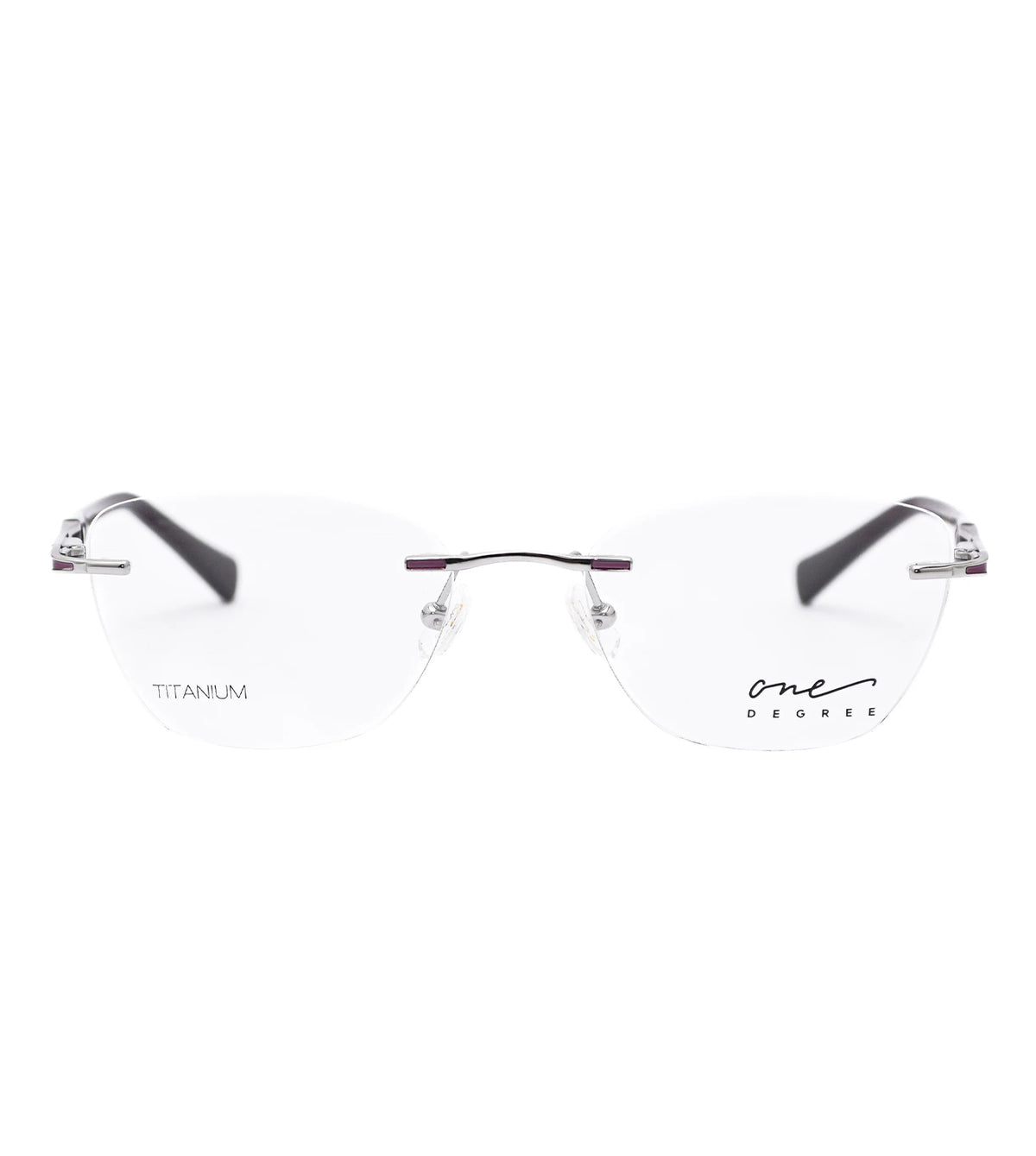 One Degree Women's Silver Butterfly Optical Frames - OD2003 D1O2 51