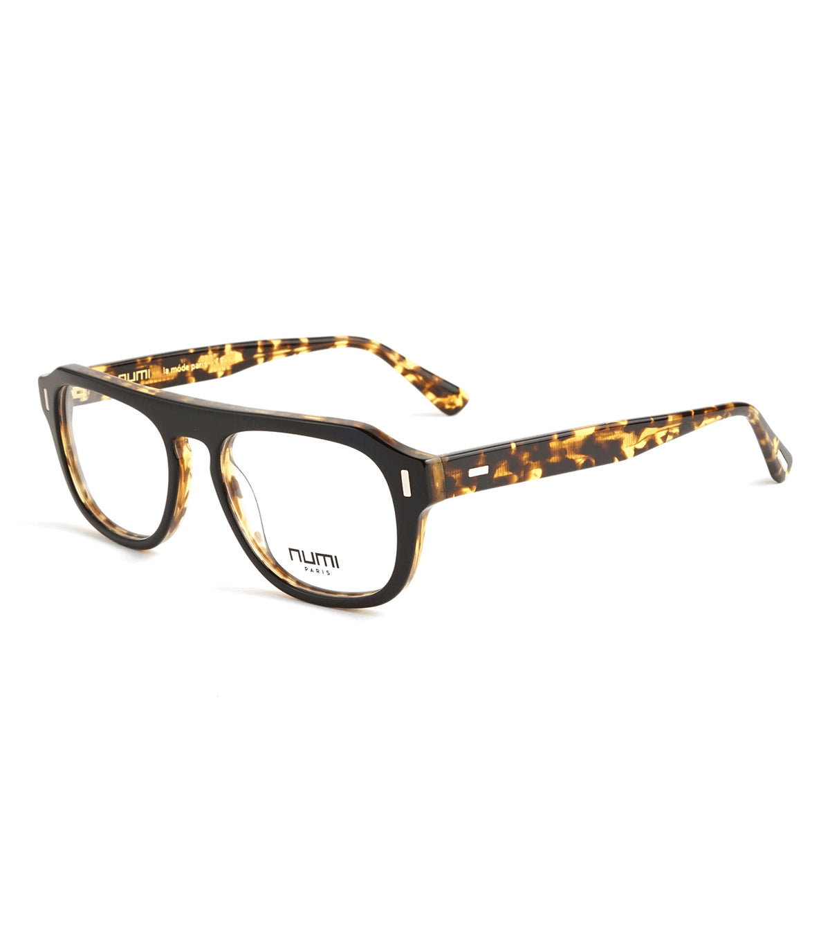 Numi Paris Men's Black Rectangle Optical Frames - NP2403-02-59