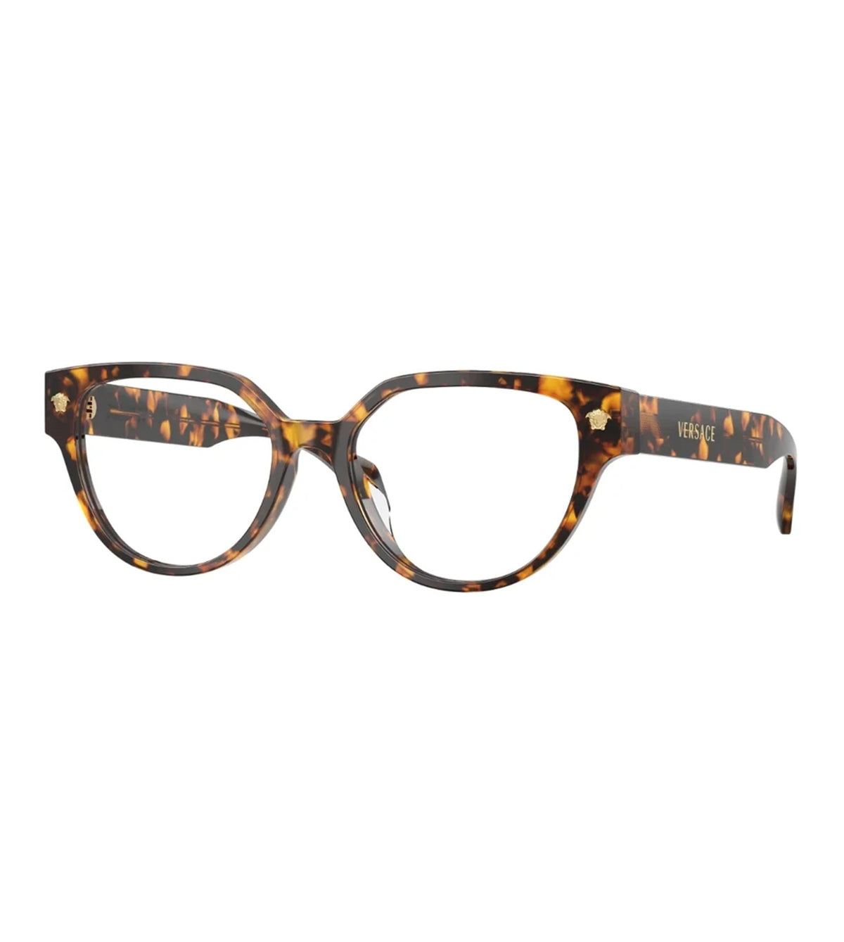 Versace Women's Havana Brown Cat Eye Optical Frames - 0VE3394D551453