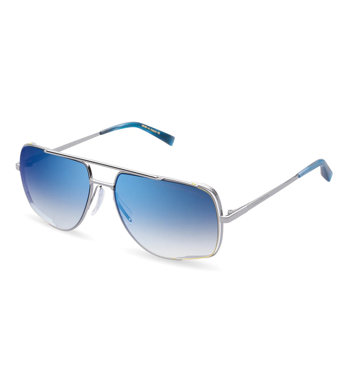 Dita Unisex Soft Blue Mirror Aviator Sunglasses - DRX-2010-K-PLD-60