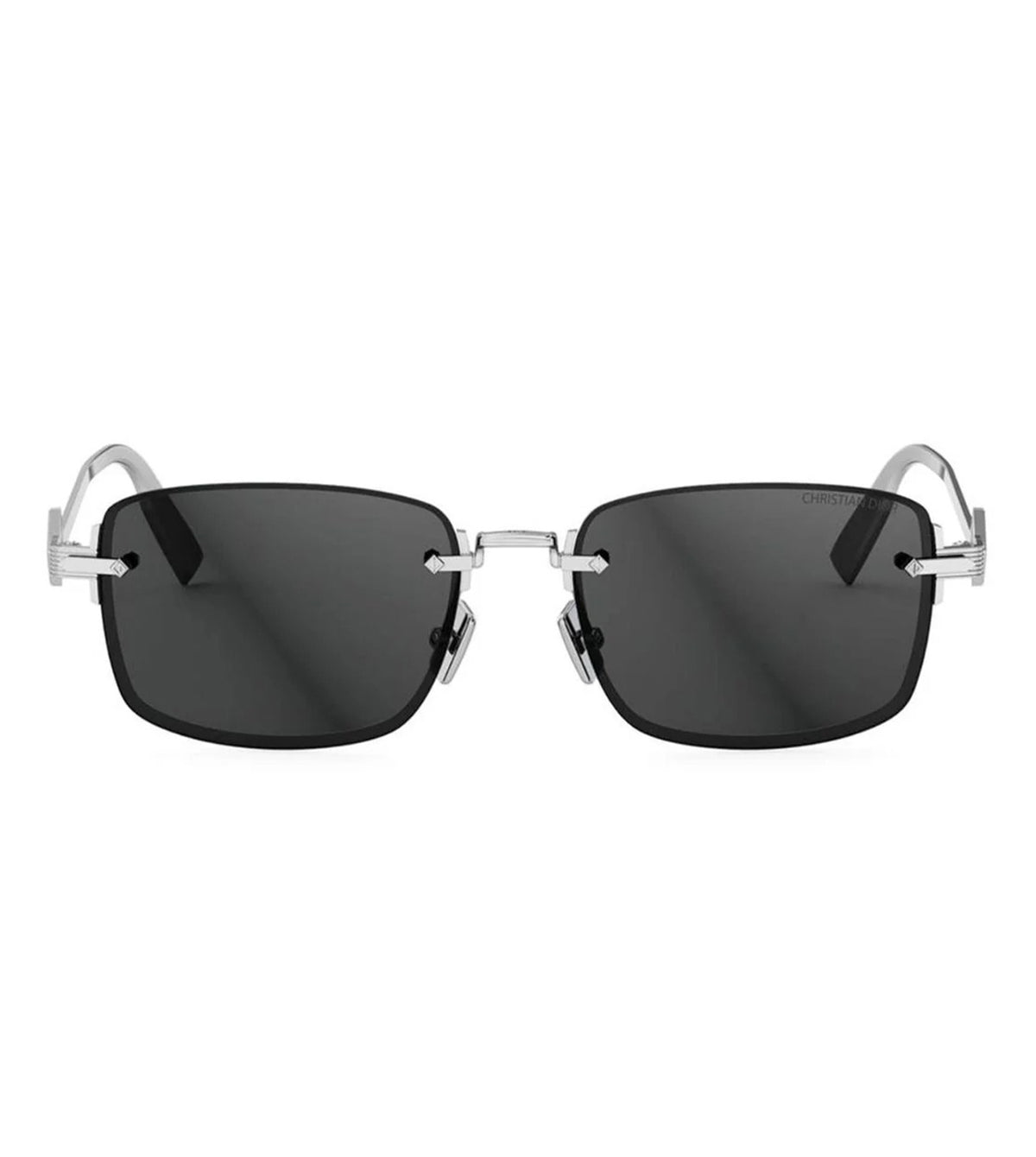 Dior DM40163U 54 F0A0 Unisex Grey Mirror Rectangle Sunglasses