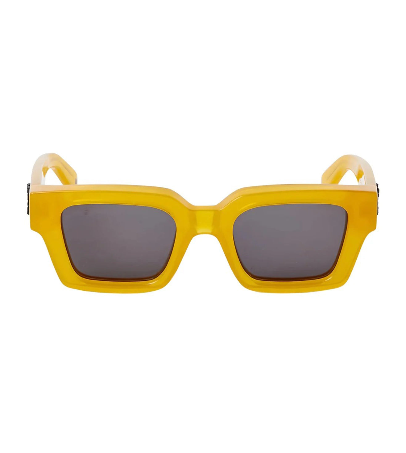 Off White Unisex Dark Grey Square Sunglasses OERI00841807-M
