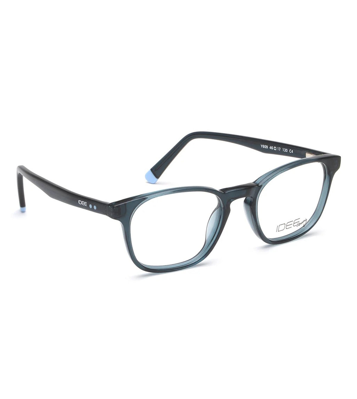 IDEE Young Boys Crystal Light Blue Wayfarer Optical Frames - Y609 46 C4