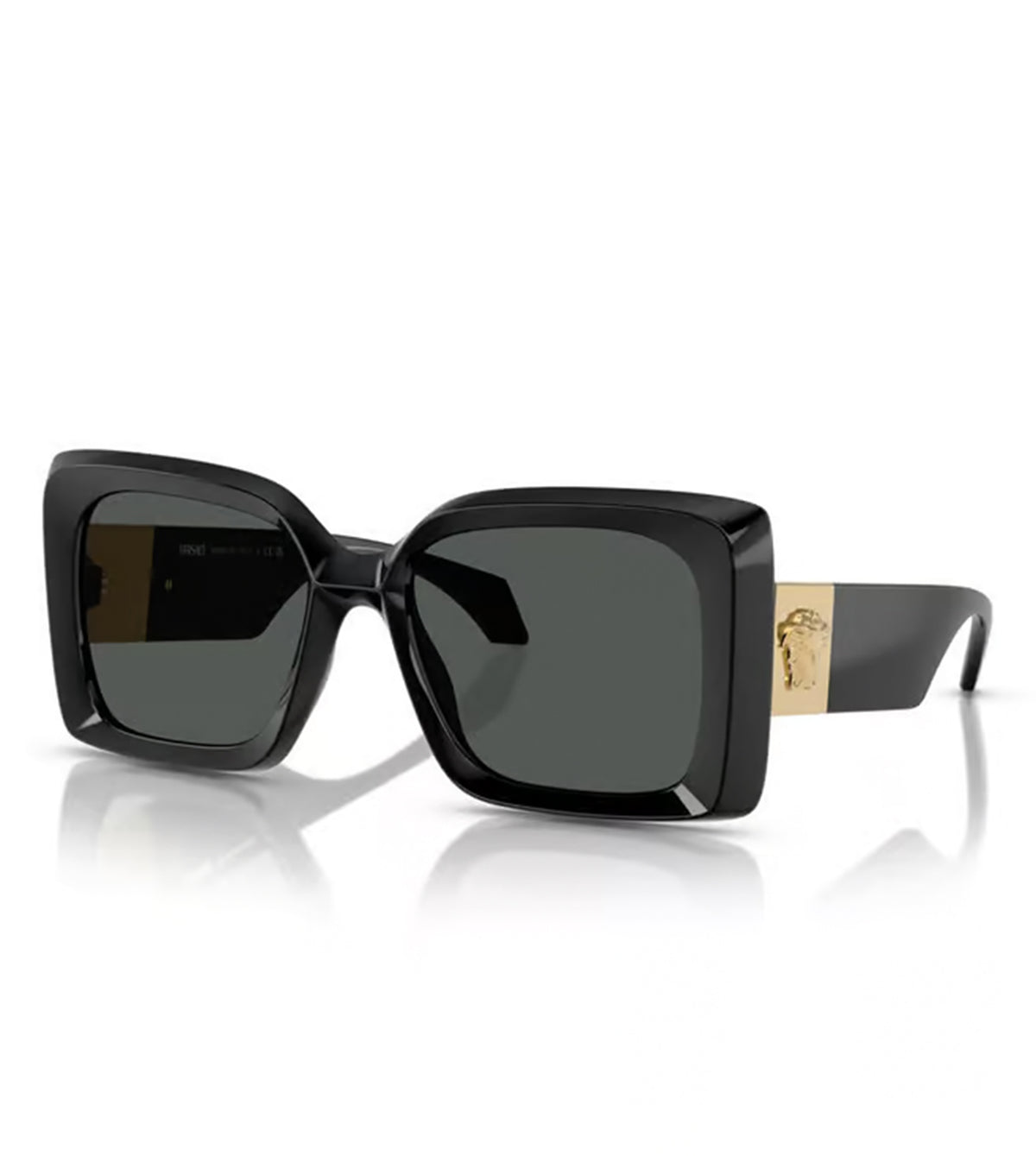 Versace Women's Grey Irregular Sunglasses - 0VE4467UGB1/8754