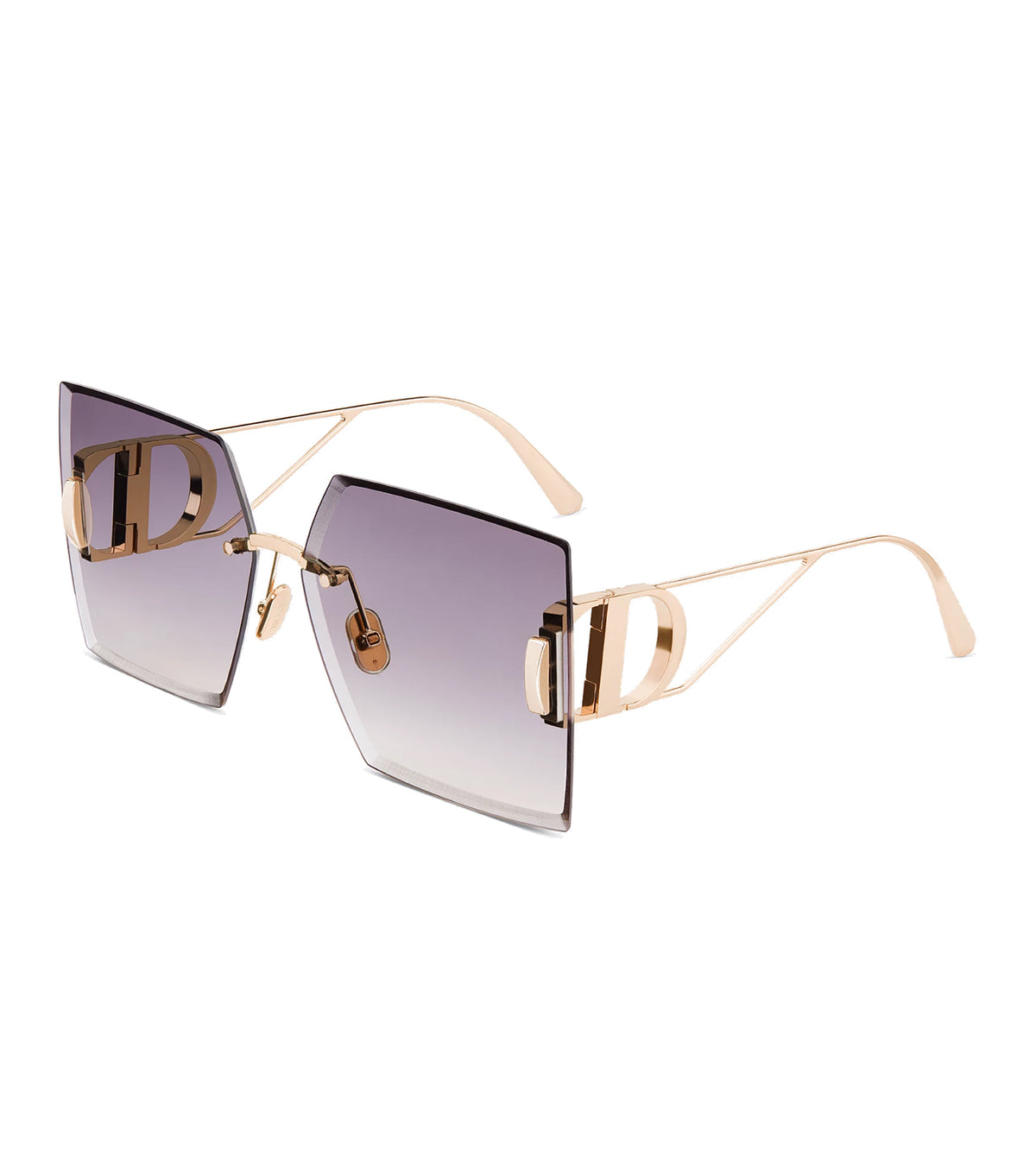 Dior CD40101U 64 D0G2 Women's Purple & Pink Gradient Square Sunglasses alternate view