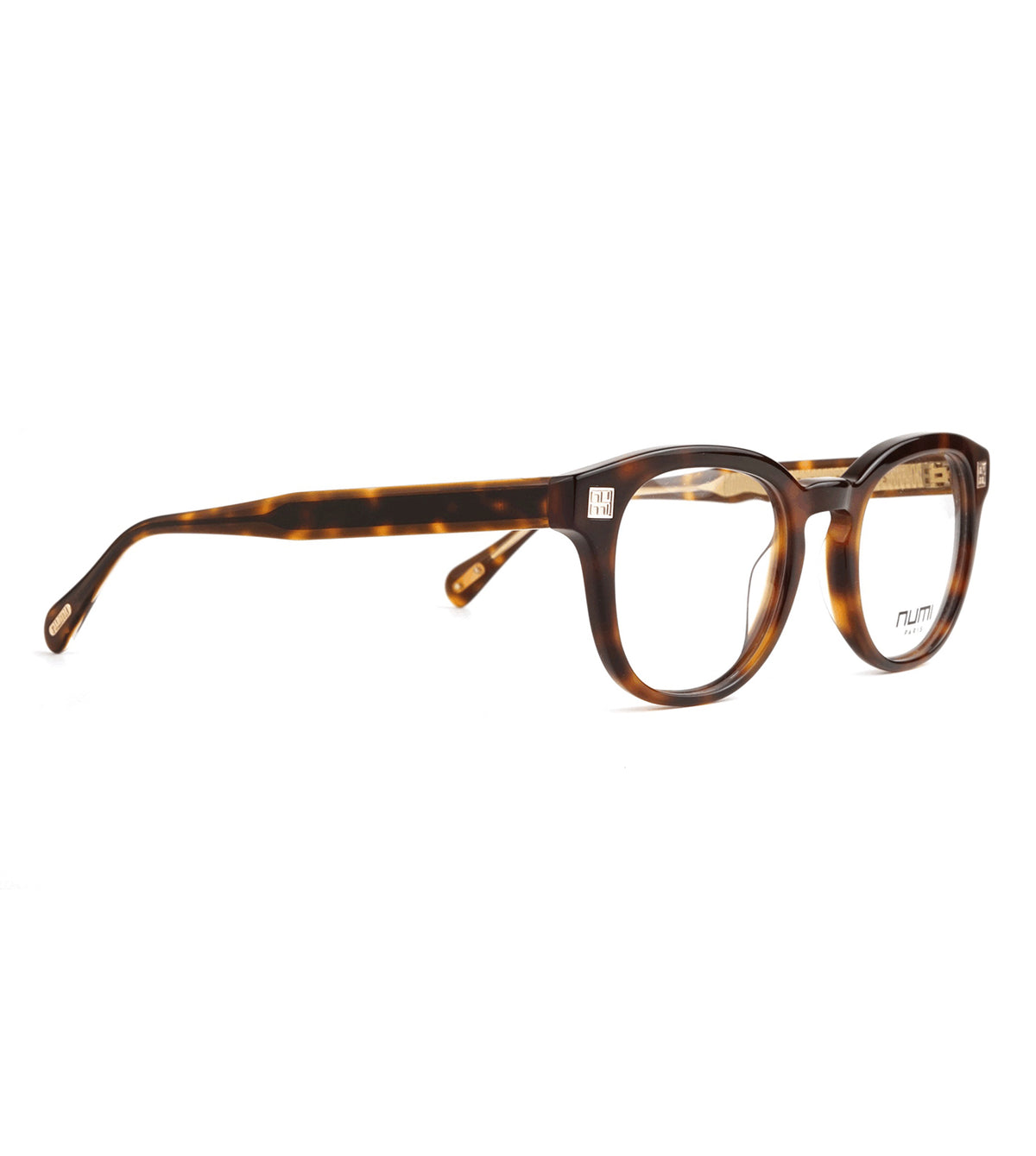 Numi Paris Men's Havana Square Optical Frames - NP2417-04-49