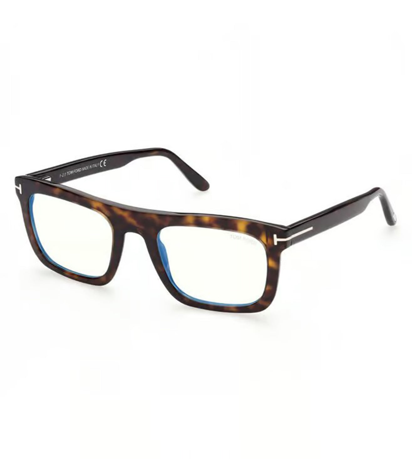 Tom Ford Men's Dark Tortoise Square Optical Frames