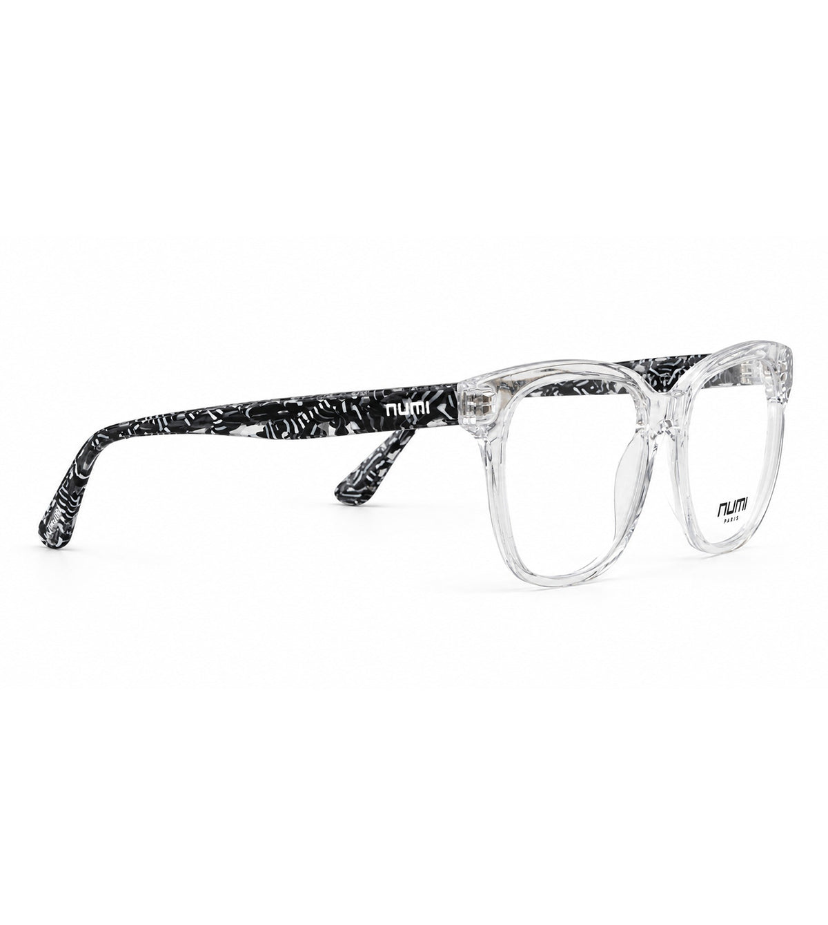 Numi Paris Women's Transparent Square Optical Frames - NP2409-02-52
