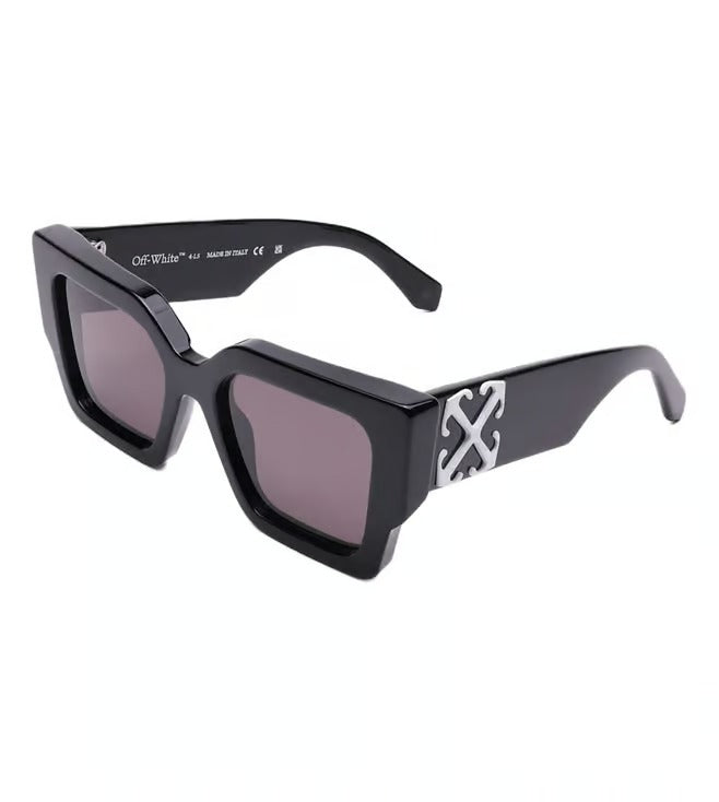 Off White Men's Grey Square Sunglasses OERI128C9911007