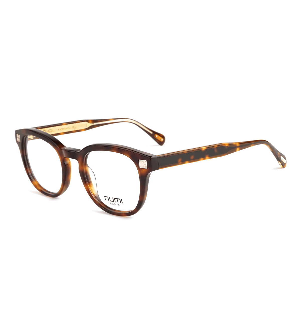 Numi Paris Men's Havana Square Optical Frames - NP2417-04-49