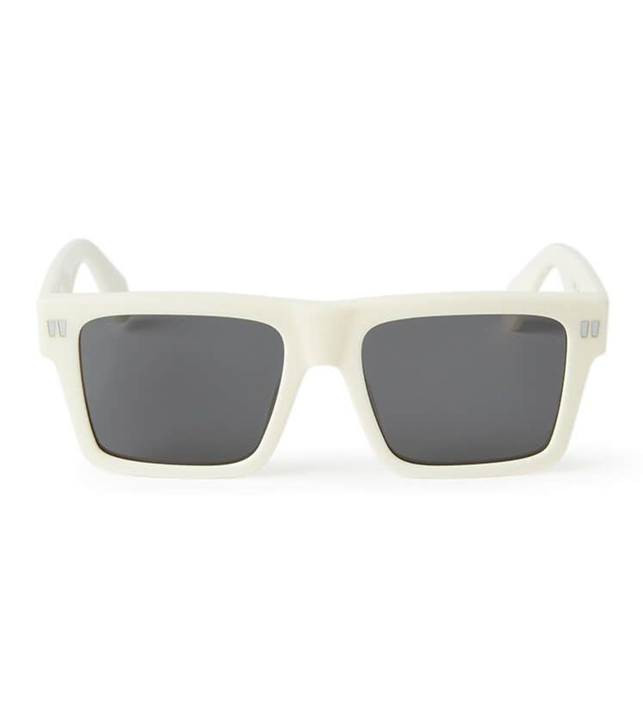 Off White Unisex Grey Square Sunglasses OERI109S2410107