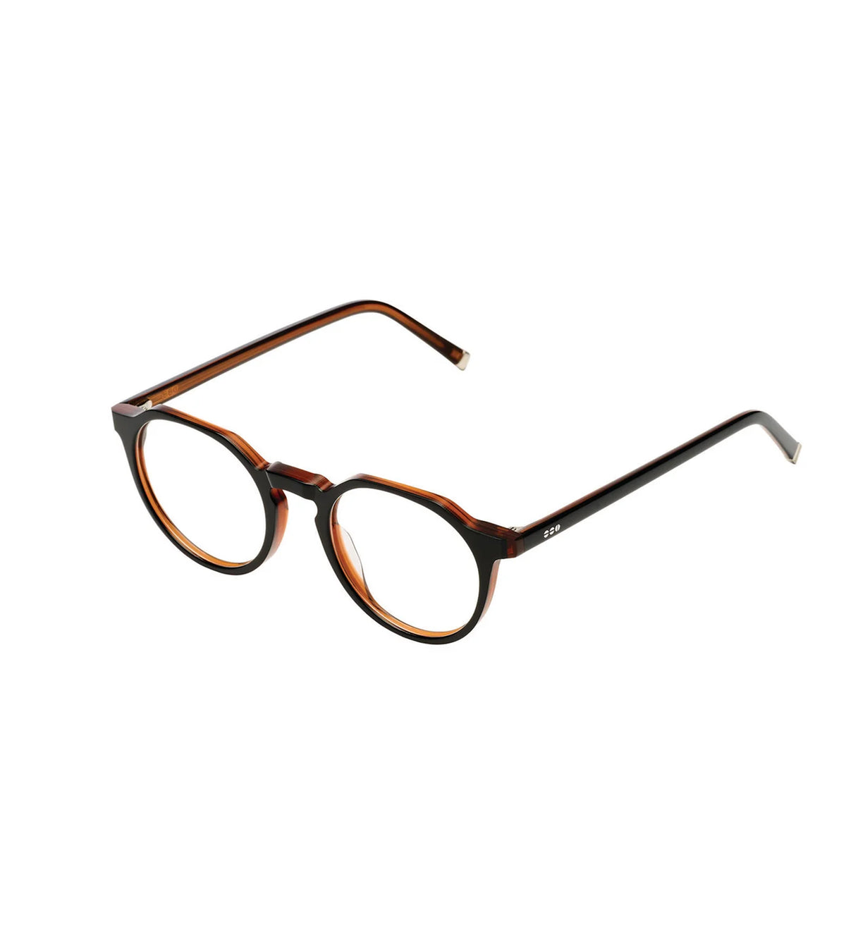 Komono Unisex Black Round Optical Frames - KOM-O7975
