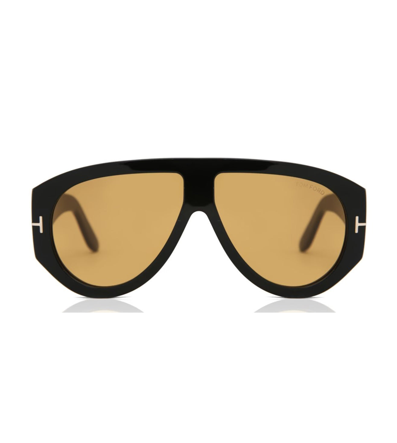 Tom Ford Men's Light Brown Aviator Sunglasses