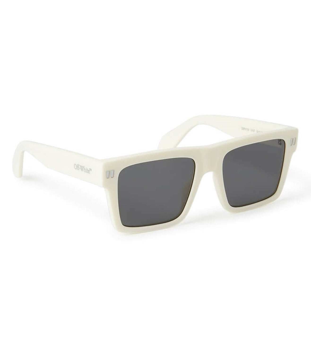 Off White Unisex Grey Square Sunglasses OERI109S2410107