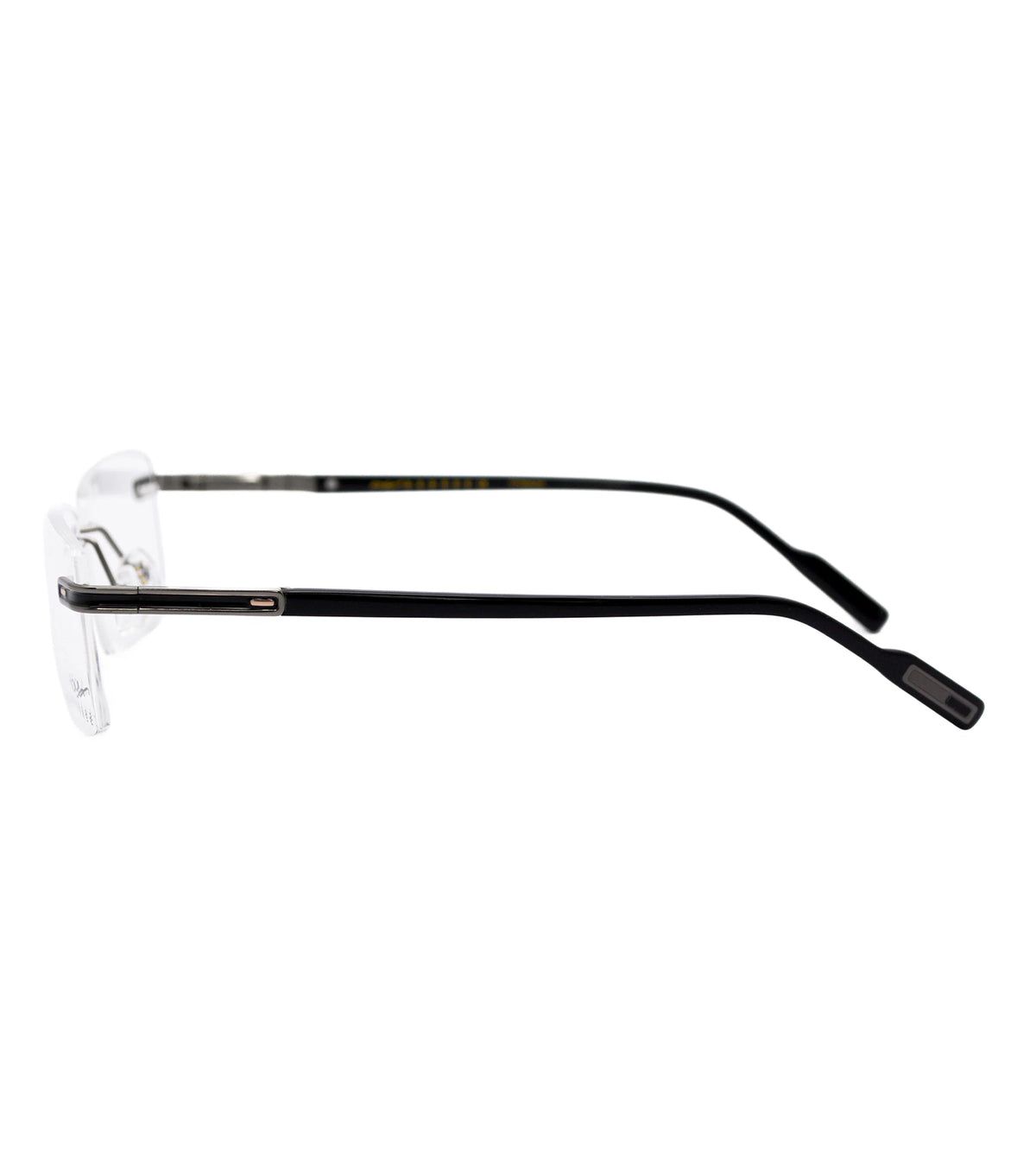 One Degree Unisex Silver Square Optical Frames - OD1001 K1C1 55