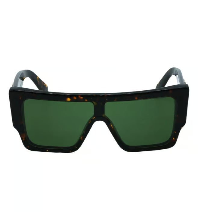 Off White Men's Green Square Sunglasses OERI14FS2516055