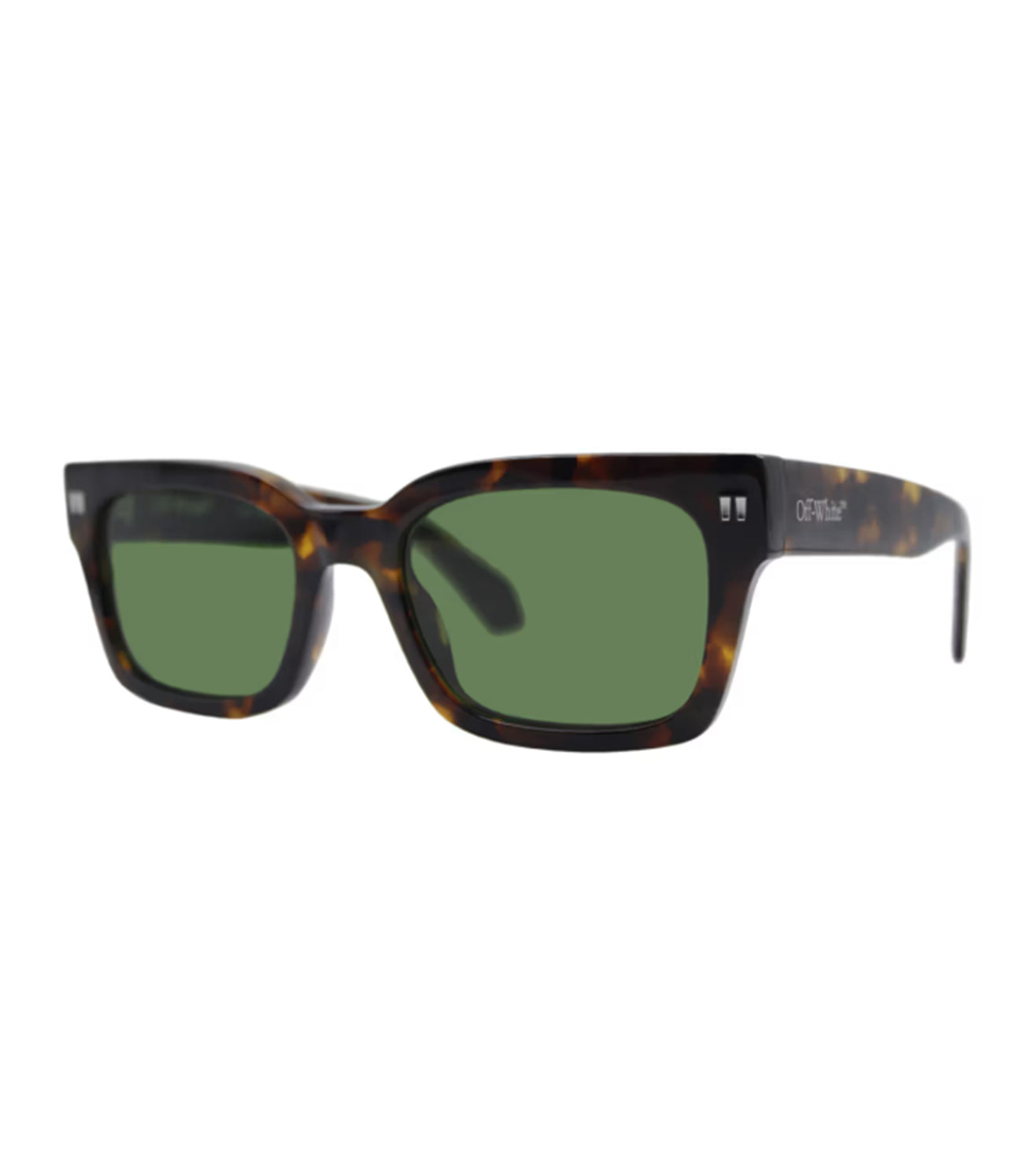 Off White Women's Green Square Sunglasses OERI108S2416055