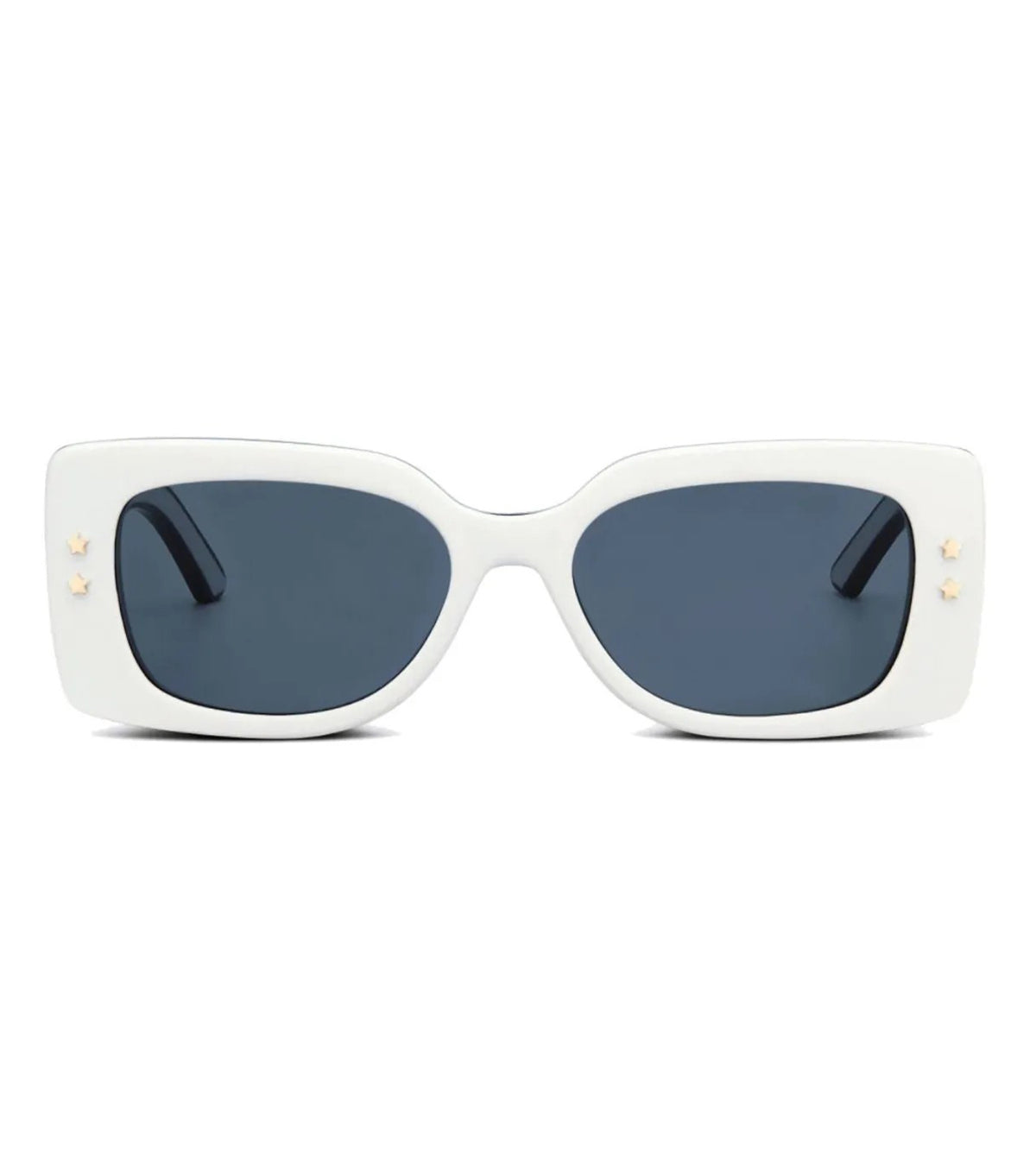 Dior CD40098U 53 95B0 Women's Blue Rectangular Sunglasses