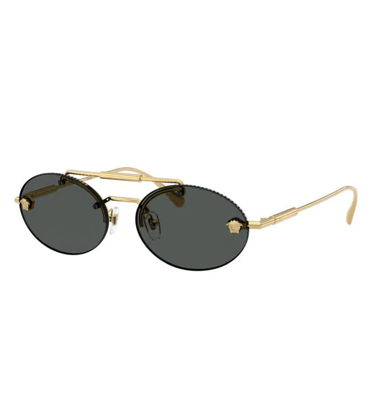 Versace Women's Grey Oval Sunglasses - 0VE229510028756