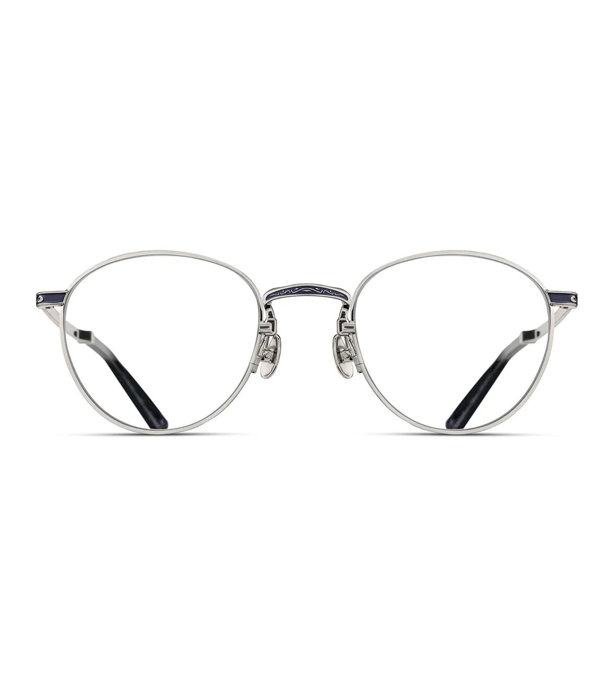 Matsuda M3164.RX.PW.50 Unisex Palladium White Round Optical Frames