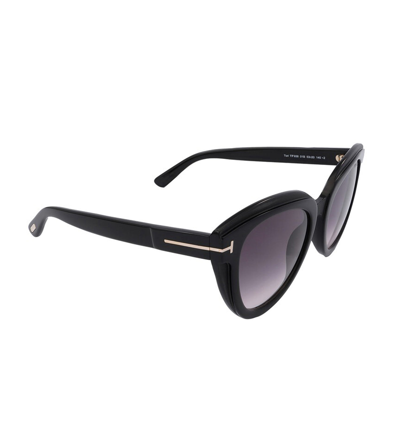 Tom Ford Women's Grey Gradient Cat Eye Sunglasses-zoom-2