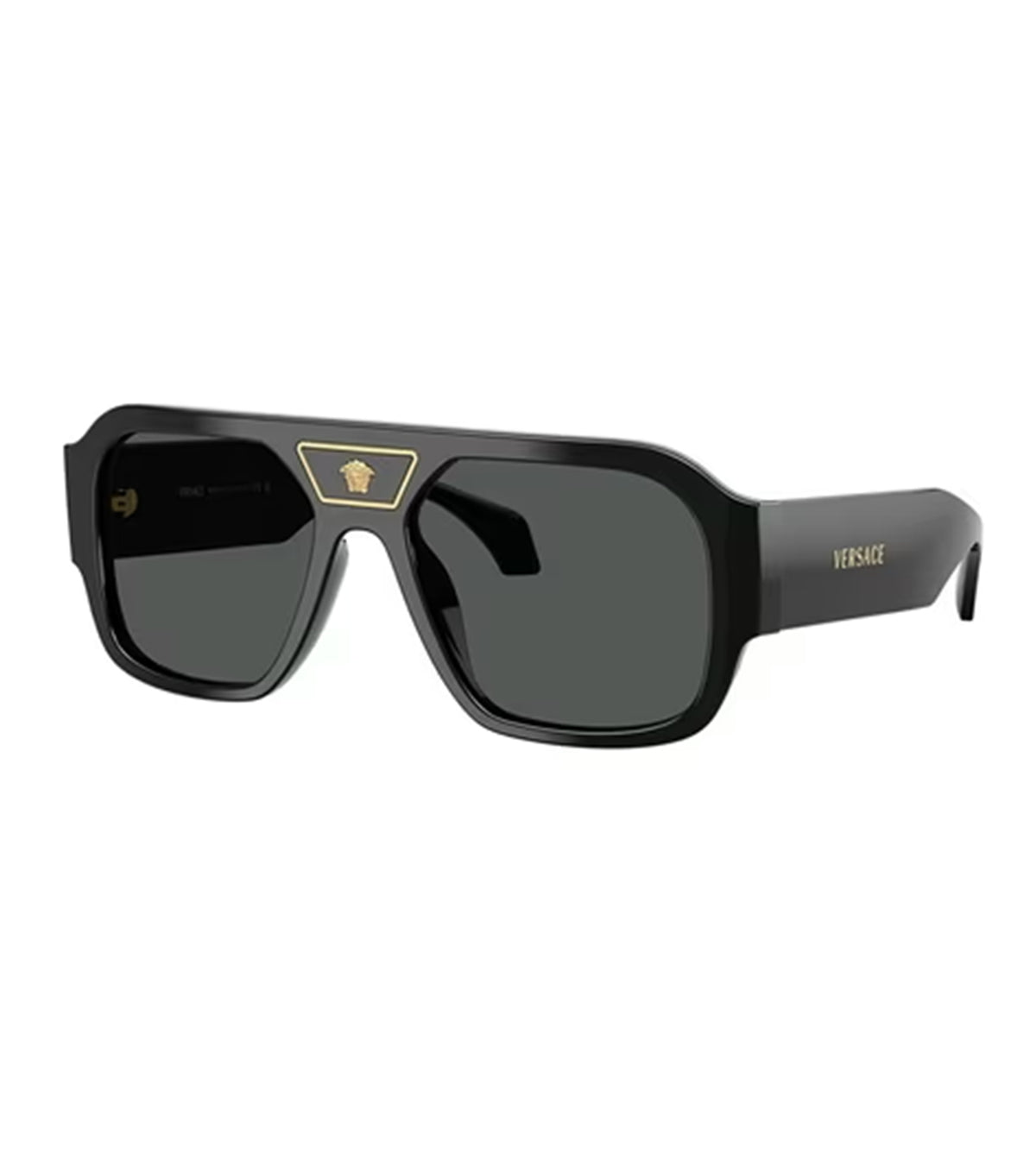 Versace Men's Grey Round Sunglasses - 0VE4508UGB1/8756