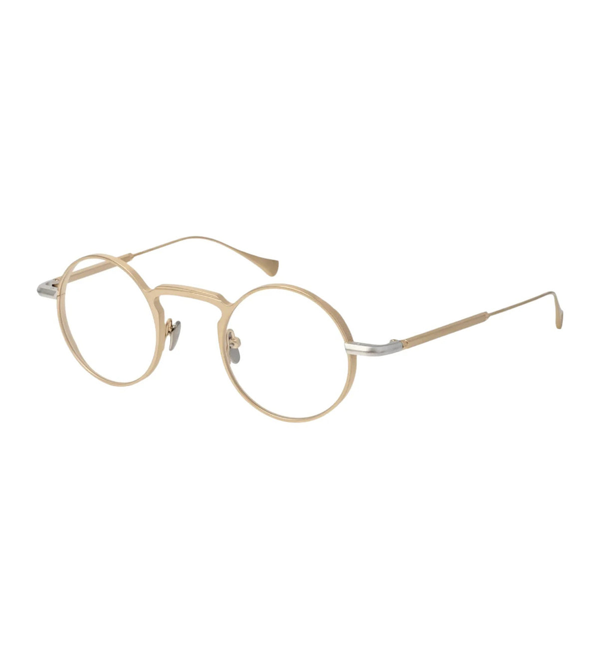 Masunaga TORCULAR 11 GOLD 44 Unisex Gold Round Optical Frames alternate view