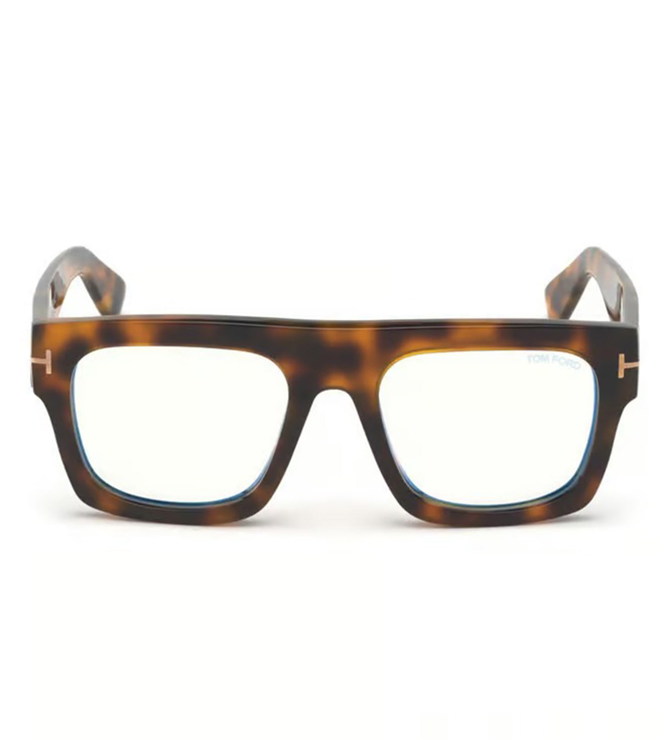 Tom Ford Men's Havana Square Optical Frames-1
