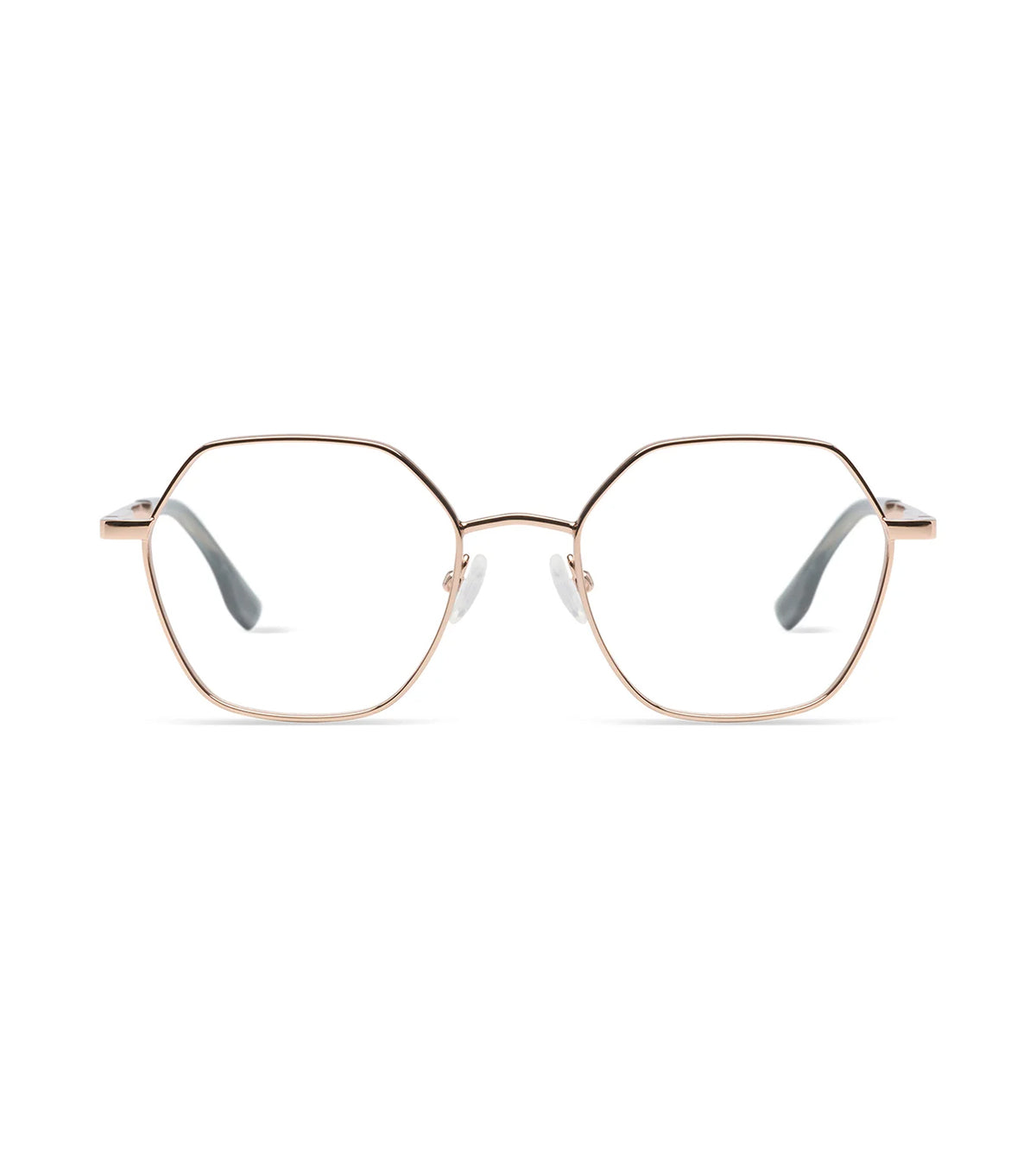 Komono Unisex Rose Gold Polygonal Optical Frames - KOM-O8852